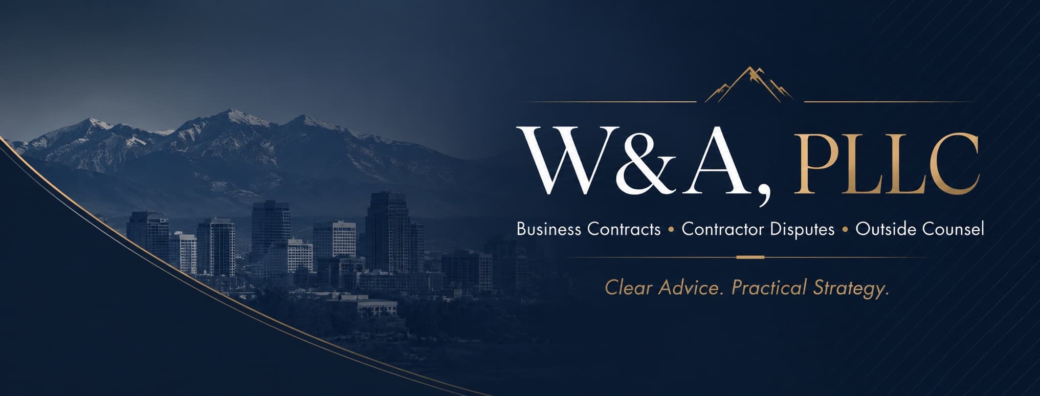 W&A, PLLC — Business Contracts, Contractor Disputes, Outside Counsel. Clear Advice. Practical Strategy.